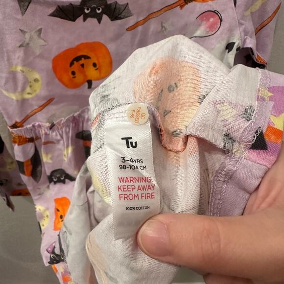 NWT Tu Purple Halloween Long Sleeve Dress - Picture 6 of 6